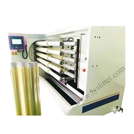 LY-7010 10 eixos fita adesiva Log Slitter máquina