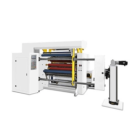 Máquina de corte de alta velocidade com desenrolamento Shaftless