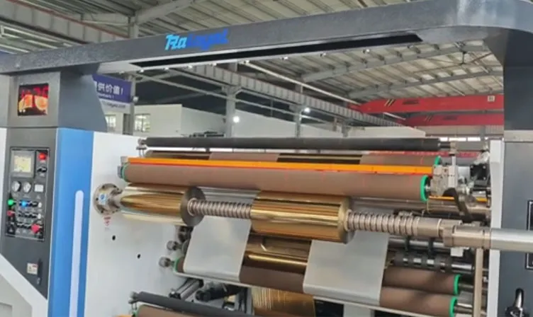 Máquina de Corte Longitudinal de Alta Velocidade Série TOP Raloyal para Cold Foil