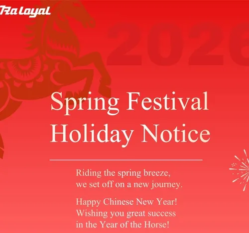 Aviso de Feriado do Festival da Primavera